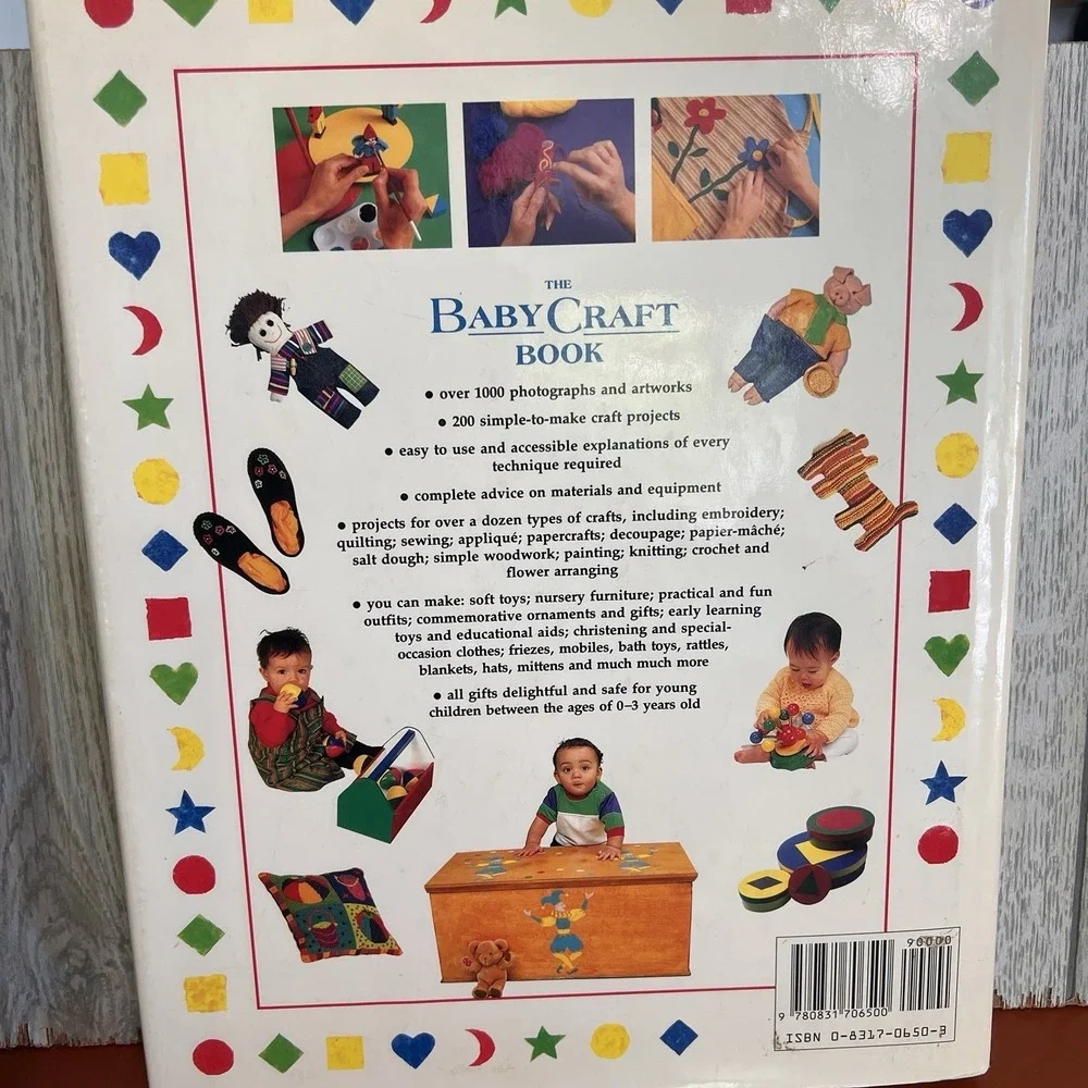 Vintage The Baby Craft Book Hardcover Baby crafts baby shower gift